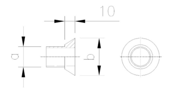 ATS 15mm Reusable PVC Cone (RPVC15PP) product image