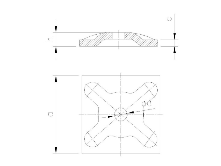 ATS 15mm HD Waler Plate (WP15G) product image